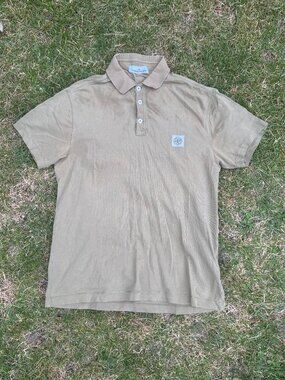 Stone Island - Cotton Piqué Polo (Men's) - Musk Green